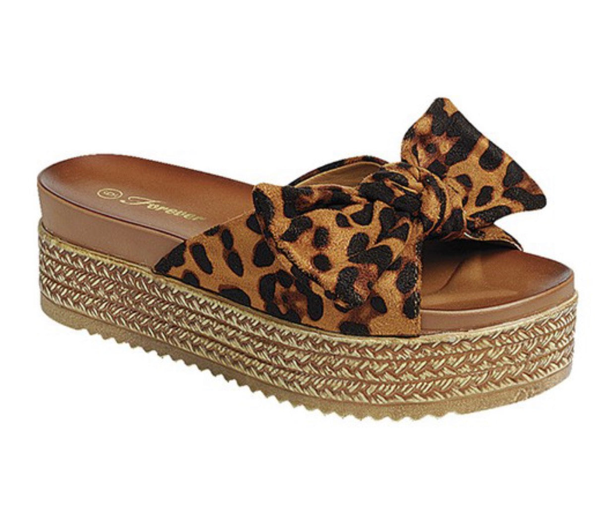 Leopard Platform Sandals