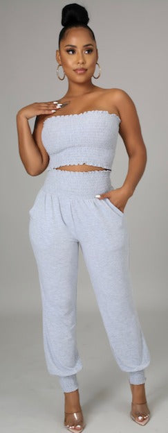 Relax Pant Set (Grey)