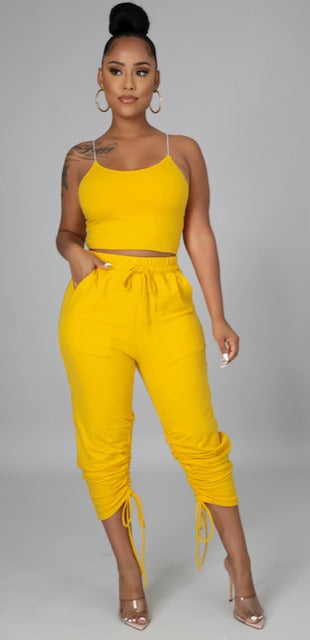 Outside Pant Set (Yellow)